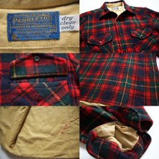 画像3: 70s  USA製 PENDLETONペンドルトン 裏地付き ウール シャツジャケット 	 (3)