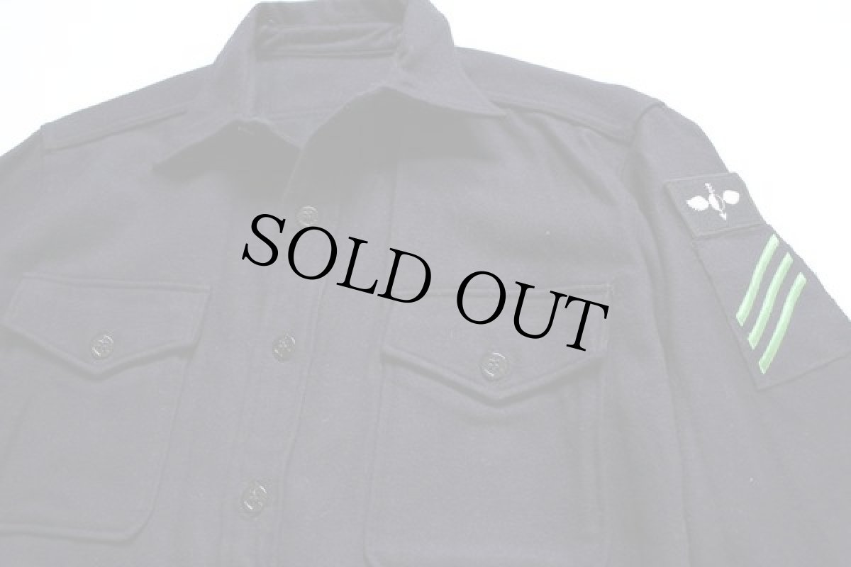 画像2: 70s 米軍 U.S.NAVY CPO ウールシャツ 15.5 (2)