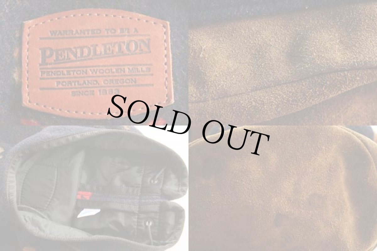 画像3: 90s USA製 PENDLETONペンドルトン ムース柄 底革 ウール ブランケット ワンショルダーバッグ★鹿柄 (3)