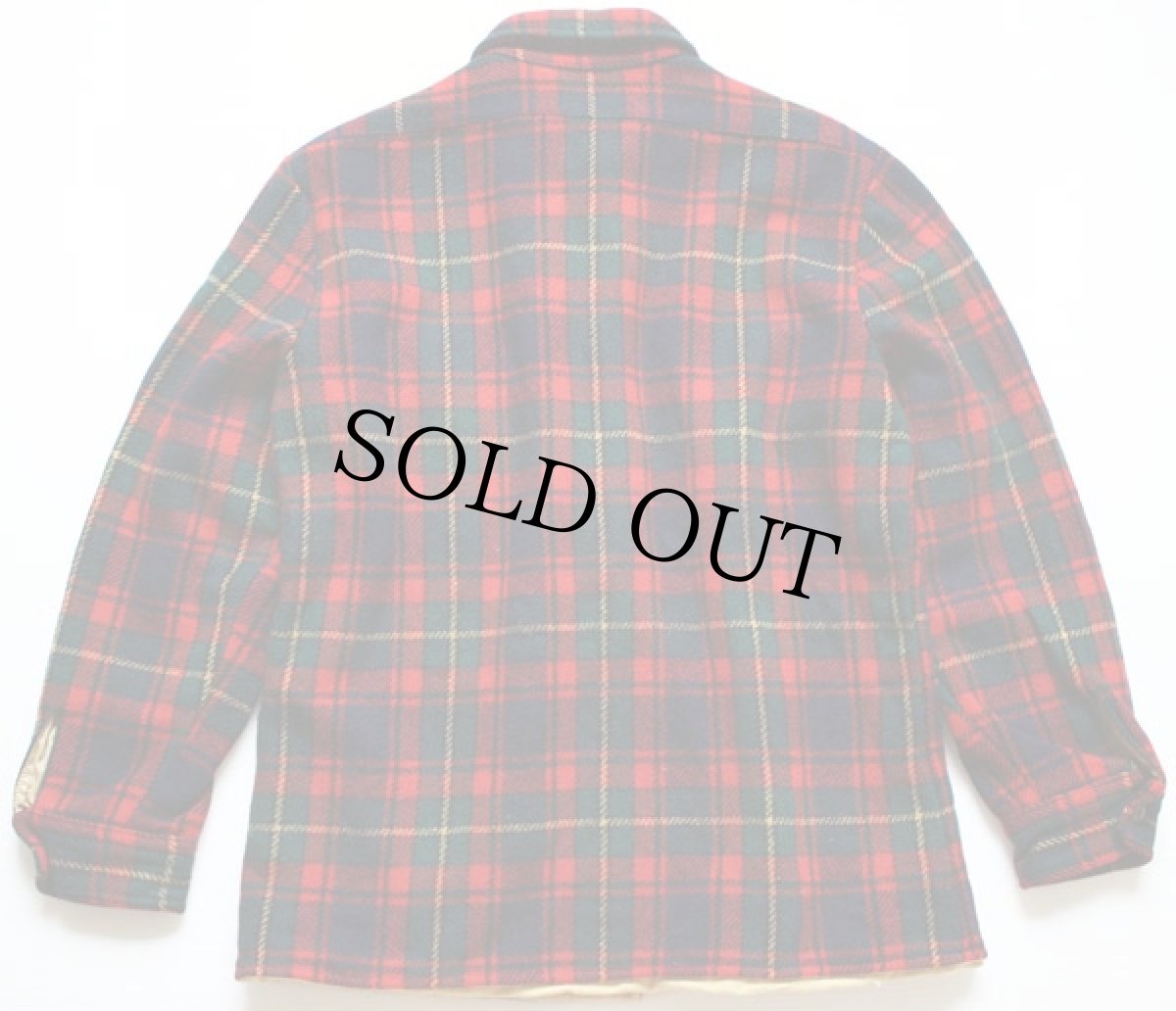 画像2: 70s  USA製 PENDLETONペンドルトン 裏地付き ウール シャツジャケット 	 (2)