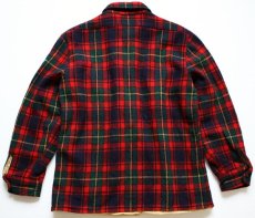 画像2: 70s  USA製 PENDLETONペンドルトン 裏地付き ウール シャツジャケット 	 (2)