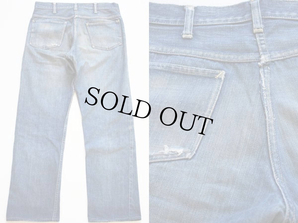 画像2: 50s J.C.PENNEY FOREMOST インディゴ デニムパンツ w33 (2)