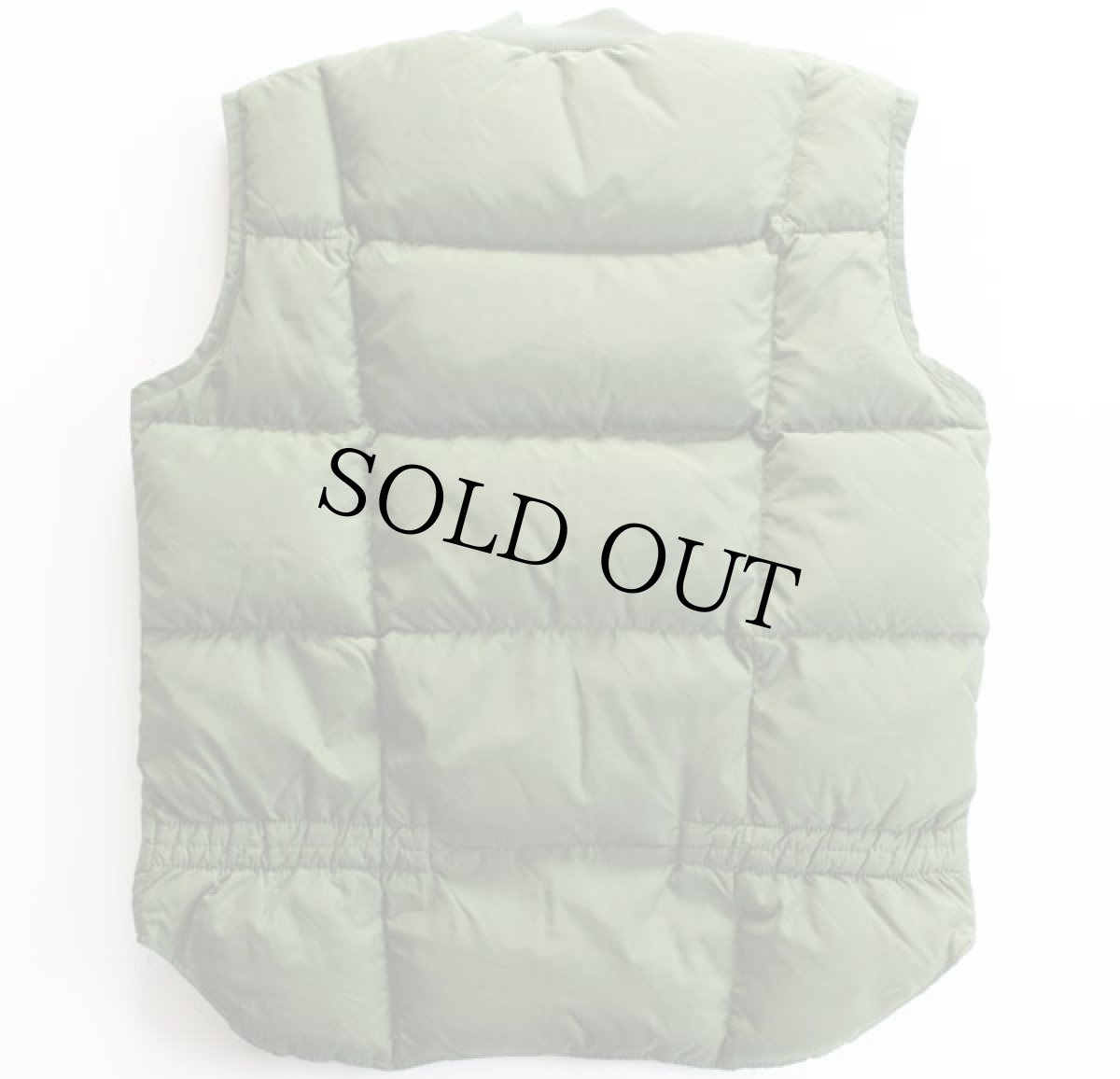 画像2: 70s USA製 Walls ダウンベスト 緑 S (2)