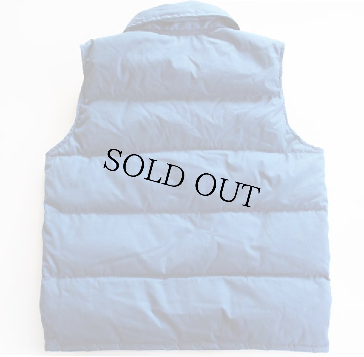 画像2: 80s USA製 CLASS-5 ダウンベスト 紺 S (2)