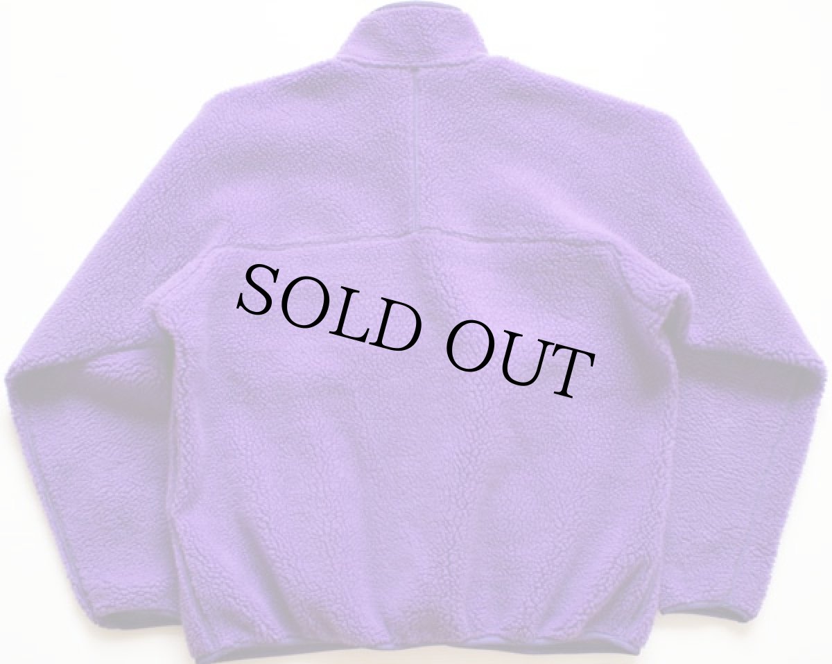 画像2: 90s USA製 patagoniaパタゴニア ベビーレトロ パイル フリースジャケット エッグプラント (2)