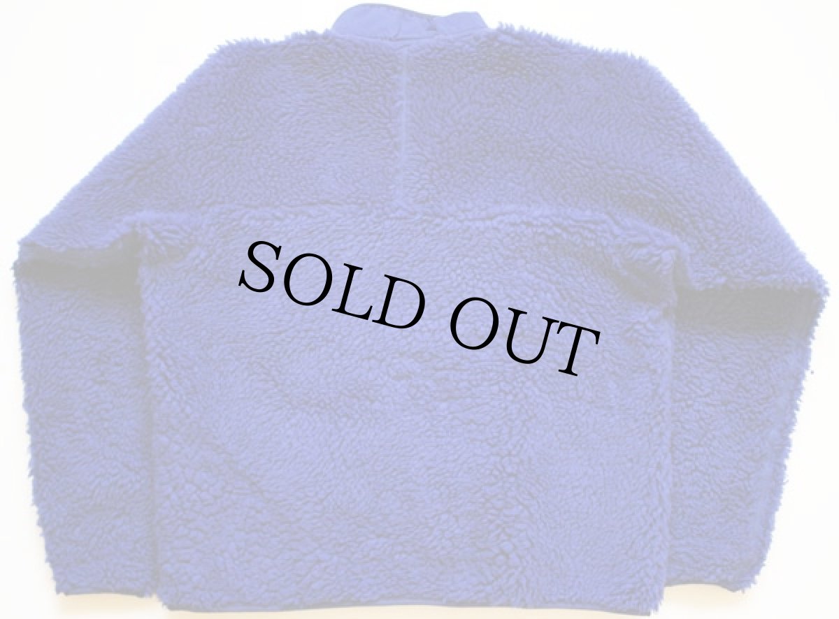 画像2: 00s USA製 patagoniaパタゴニア クラシック レトロカーディガン パイル フリースジャケット 青 L (2)