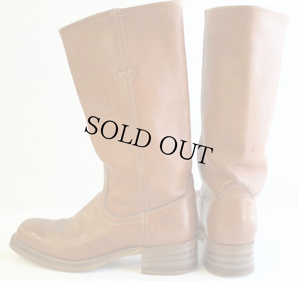 画像2: 70's Levi'sリーバイス ウエスタンブーツ 茶 9 M (2)