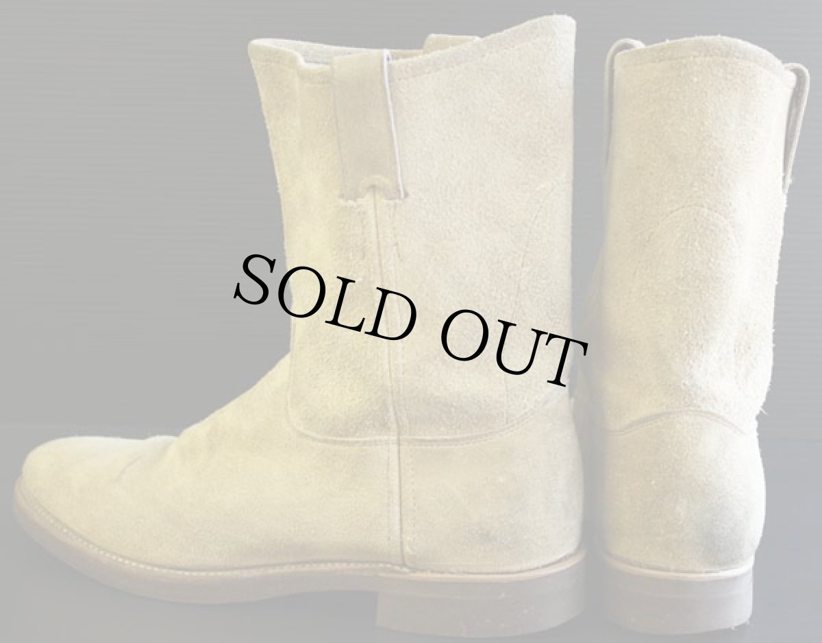 画像2: 80s USA製 Chippewaチペワ スエード ウェリントンブーツ 9.5B (2)