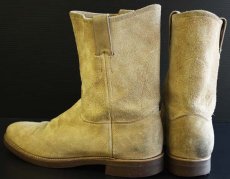 画像2: 80s USA製 Chippewaチペワ スエード ウェリントンブーツ 9.5B (2)