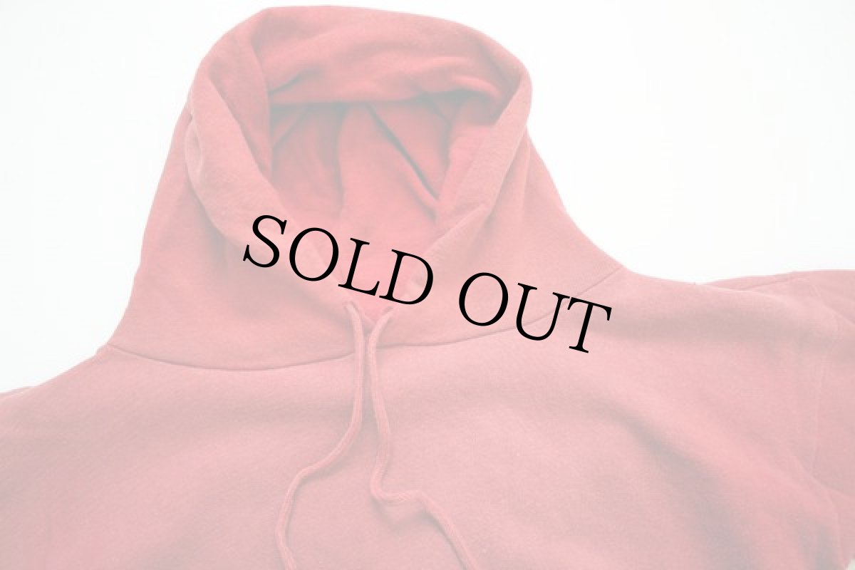 画像2: 60s Norwich コットン スウェットパーカー 赤 L (2)