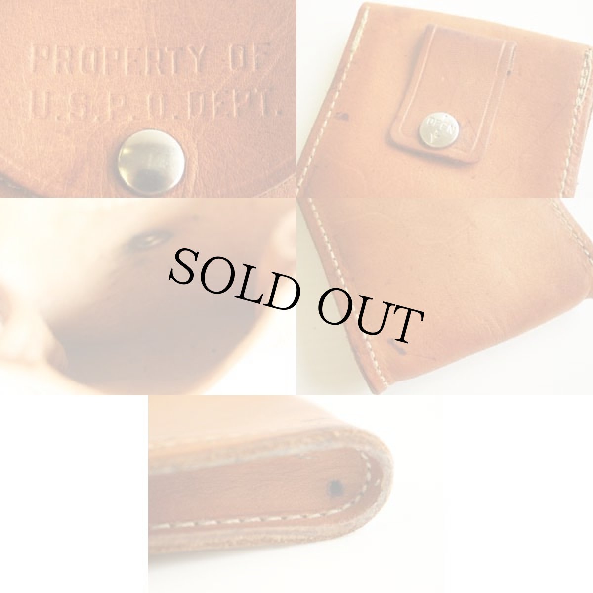 画像3: 60s U.S.POST レザーポーチ (3)