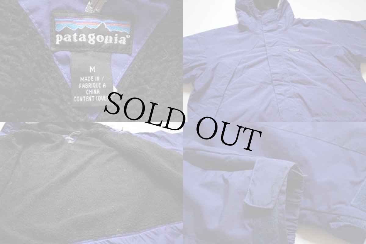 画像3: 00s patagoniaパタゴニア パイル フリースライナー インファーノジャケット 青 M (3)