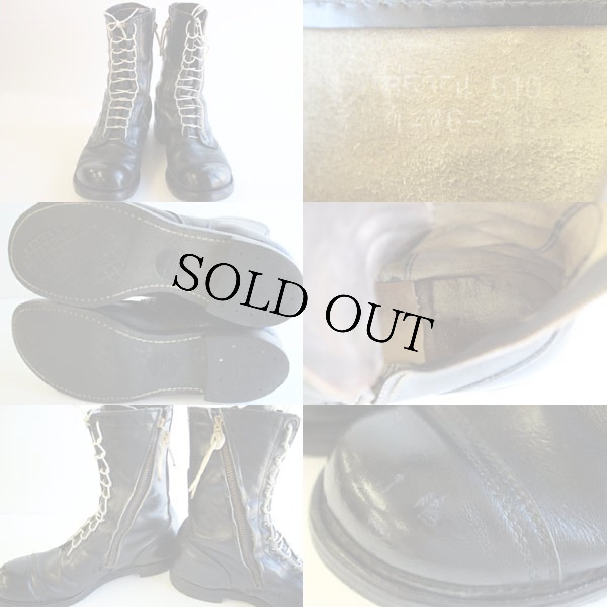 画像3: 70s 米軍 サイドジップ ジャンプブーツ (3)