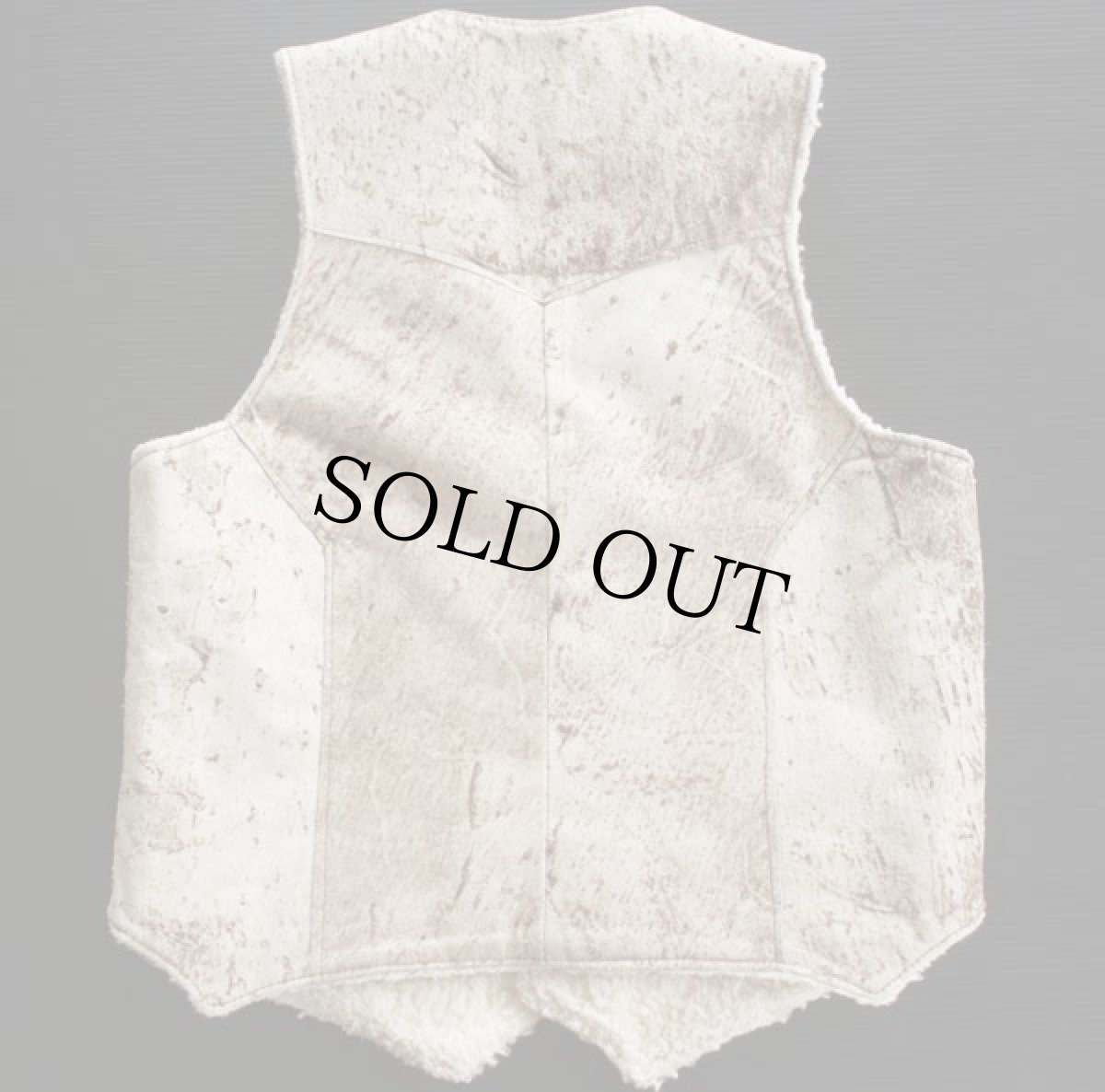 画像2: 80s USA製 David James ボアライナー レザーベスト 40R (2)