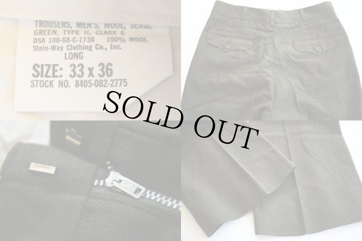 画像3: 60s 米軍 ウールパンツ 33×36 (3)