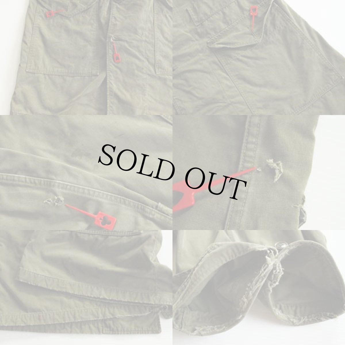 画像3: 50s 米軍 USAF M-47 パーカー オーバーコート オリーブドラブ S★モッズコート (3)