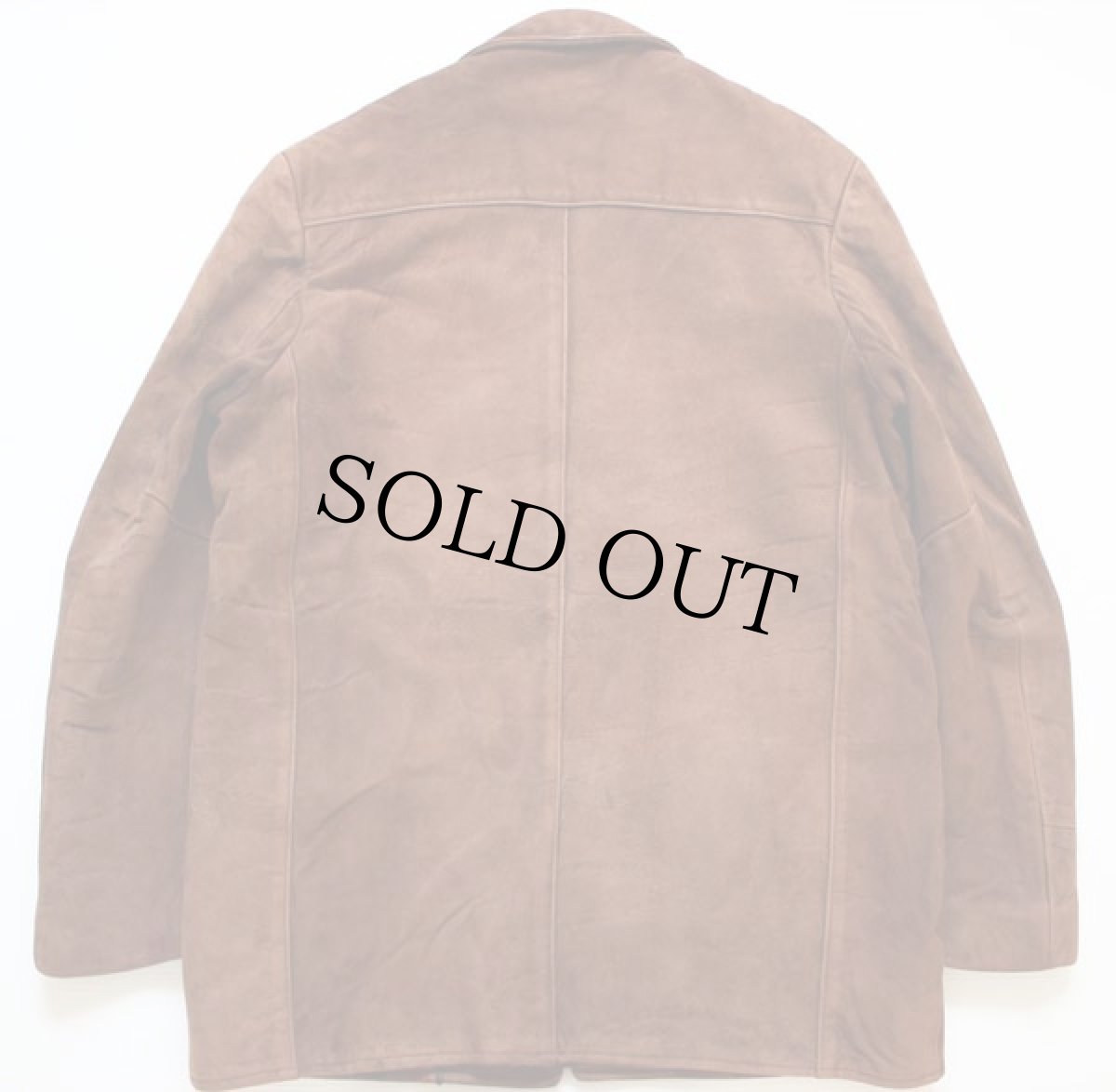 画像2: 50s William Barry ボアライナー スエードコート (2)