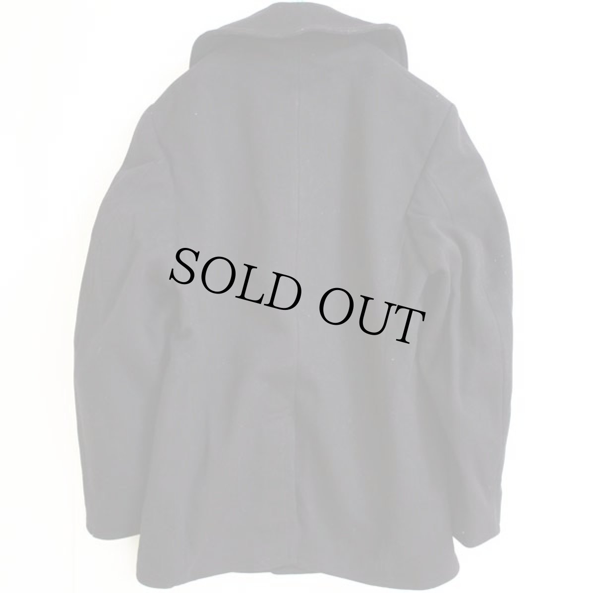 画像2: 40s 米軍 U.S.NAVY NAVAL 10ボタン ウール ピーコート (2)