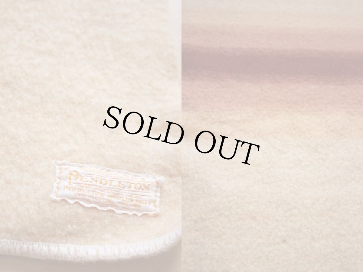 画像3: ビンテージ PENDLETONペンドルトン ウール ブランケット (3)