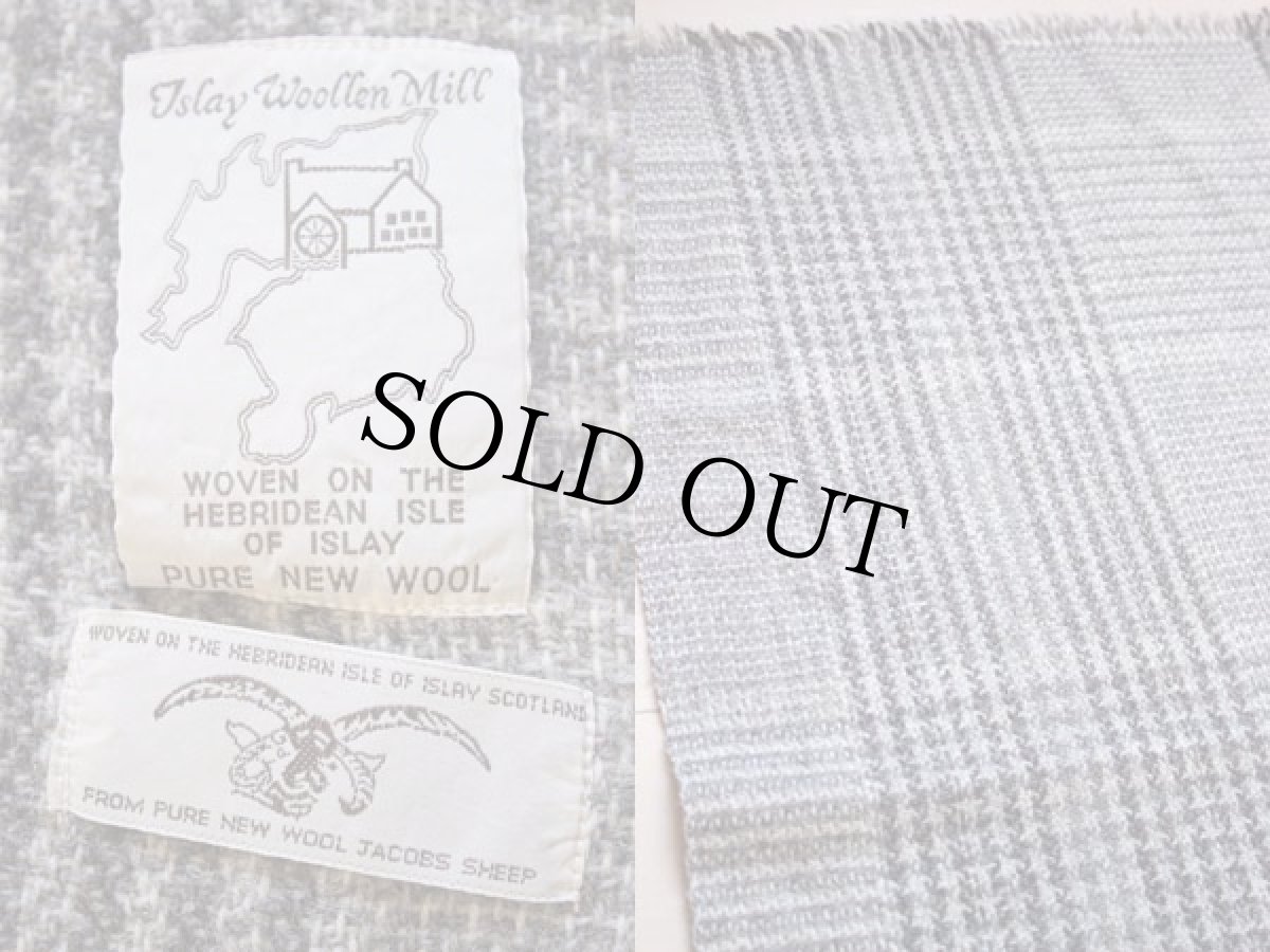 画像3: ビンテージ スコットランド製 Islay Woollen Mill チェック ウール ブランケット (3)