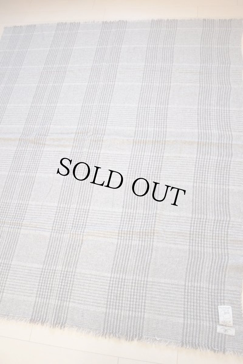 画像2: ビンテージ スコットランド製 Islay Woollen Mill チェック ウール ブランケット (2)