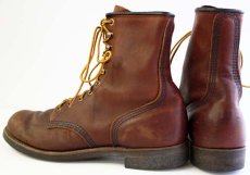 画像2: 90s USA製 REDWINGレッドウイング 957 ワークブーツ 茶 10 B (2)