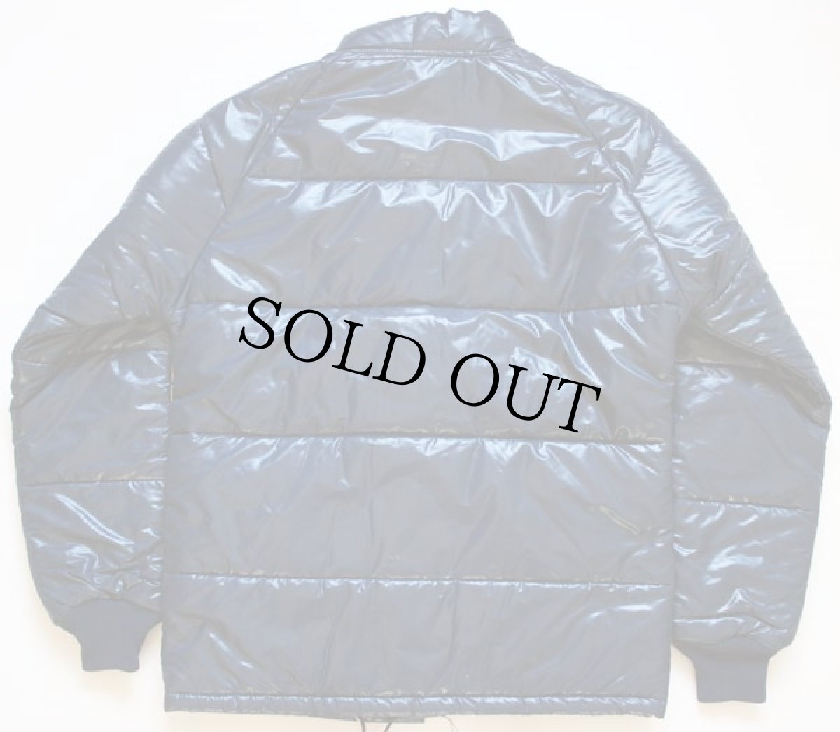 画像2: 70s USA製 GOODYEAR パッチ付き ナイロン レーシングジャケット 紺 M (2)