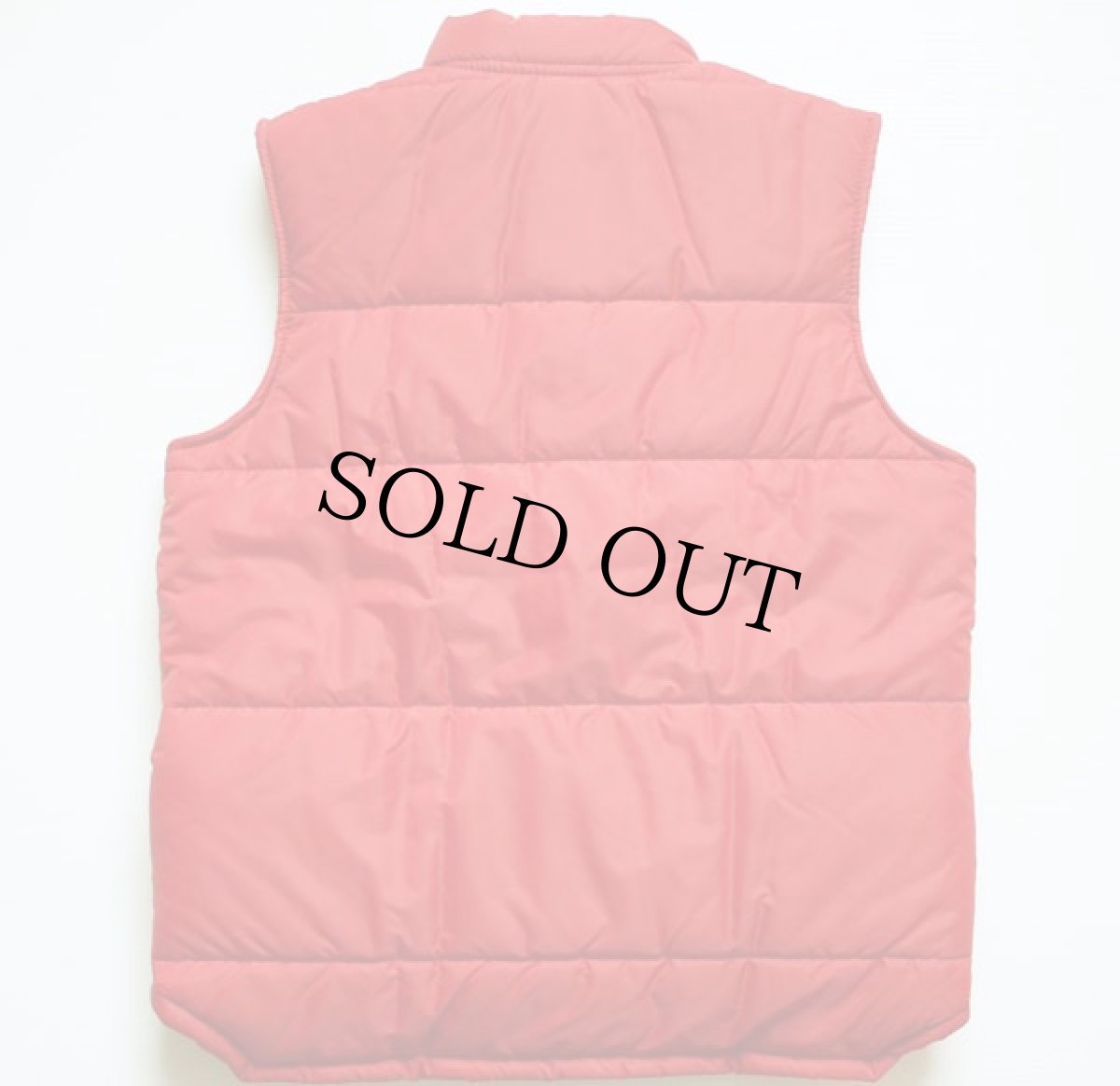 画像2: 70s Swingster CHAMPION SPARK PLUG チャンピオン プラグ パッチ付き 中綿入り ナイロン レーシングベスト 赤 S (2)