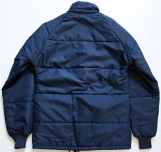 画像2: 70s CHAMPION SPARK PLUG チャンピオン プラグ ナイロン レーシングジャケット 紺 XS (2)