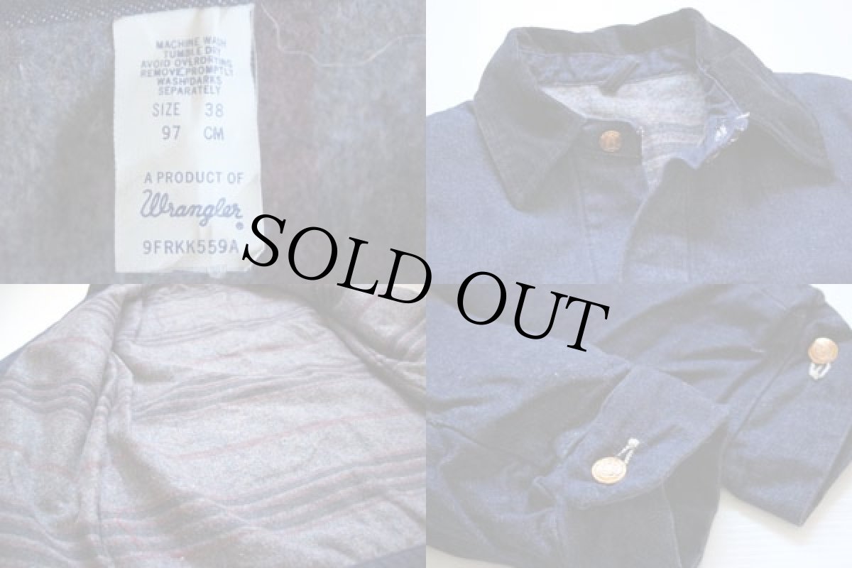 画像3: 70s Wranglerラングラー ブランケットライナー デニム カバーオール 38 (3)