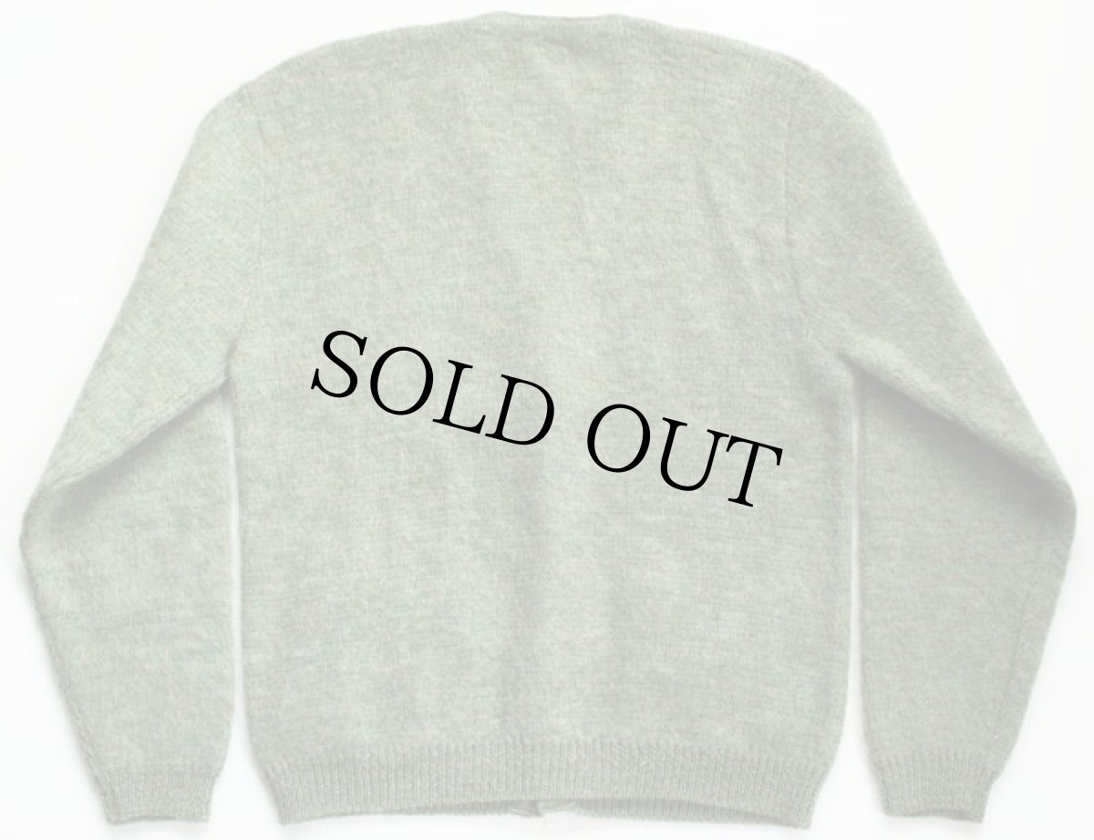 画像2: 60's TOWNCRAFT モヘヤ ニットカーディガン M (2)