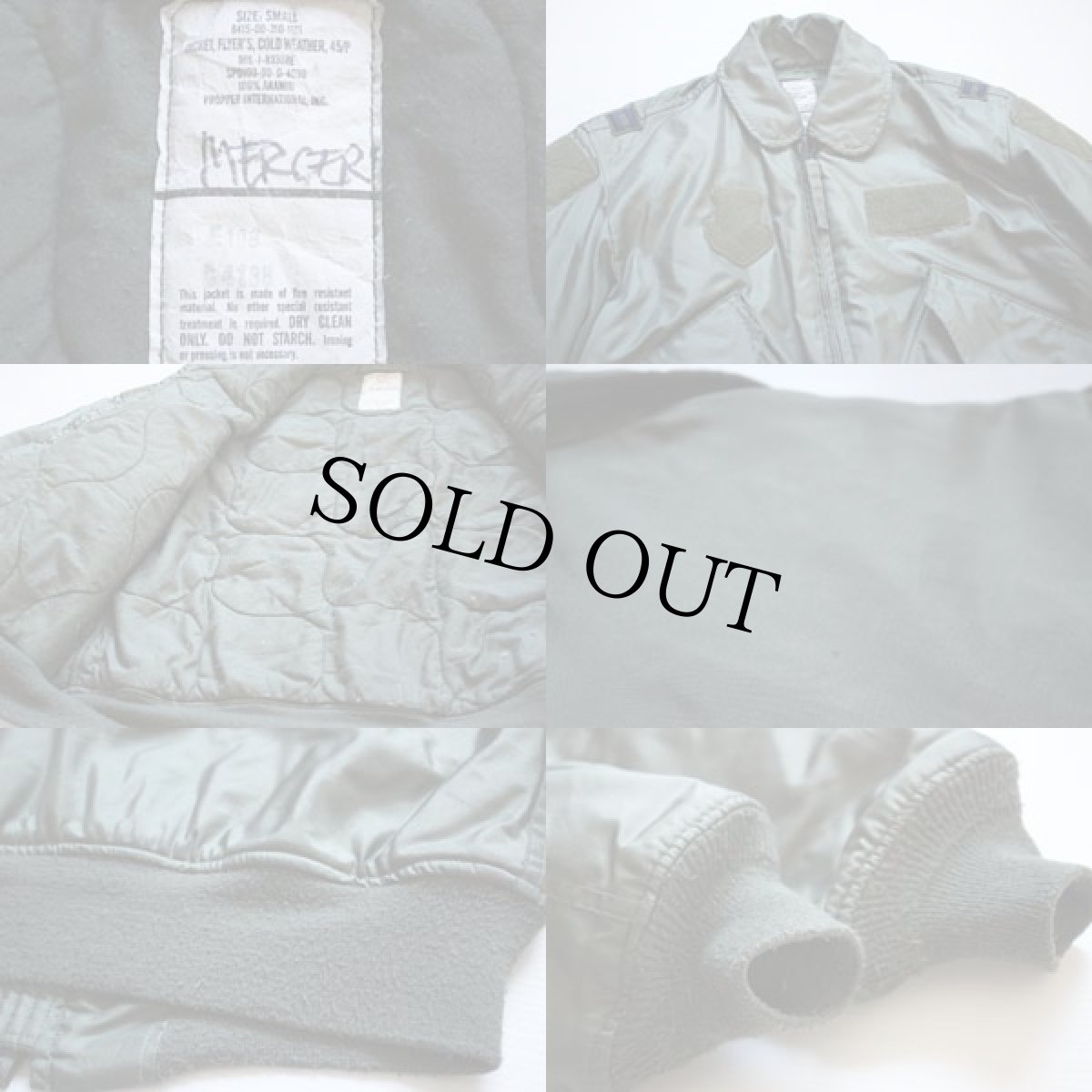 画像3: 00s 米軍 USAF CWU-45/P アラミド フライトジャケット S (3)