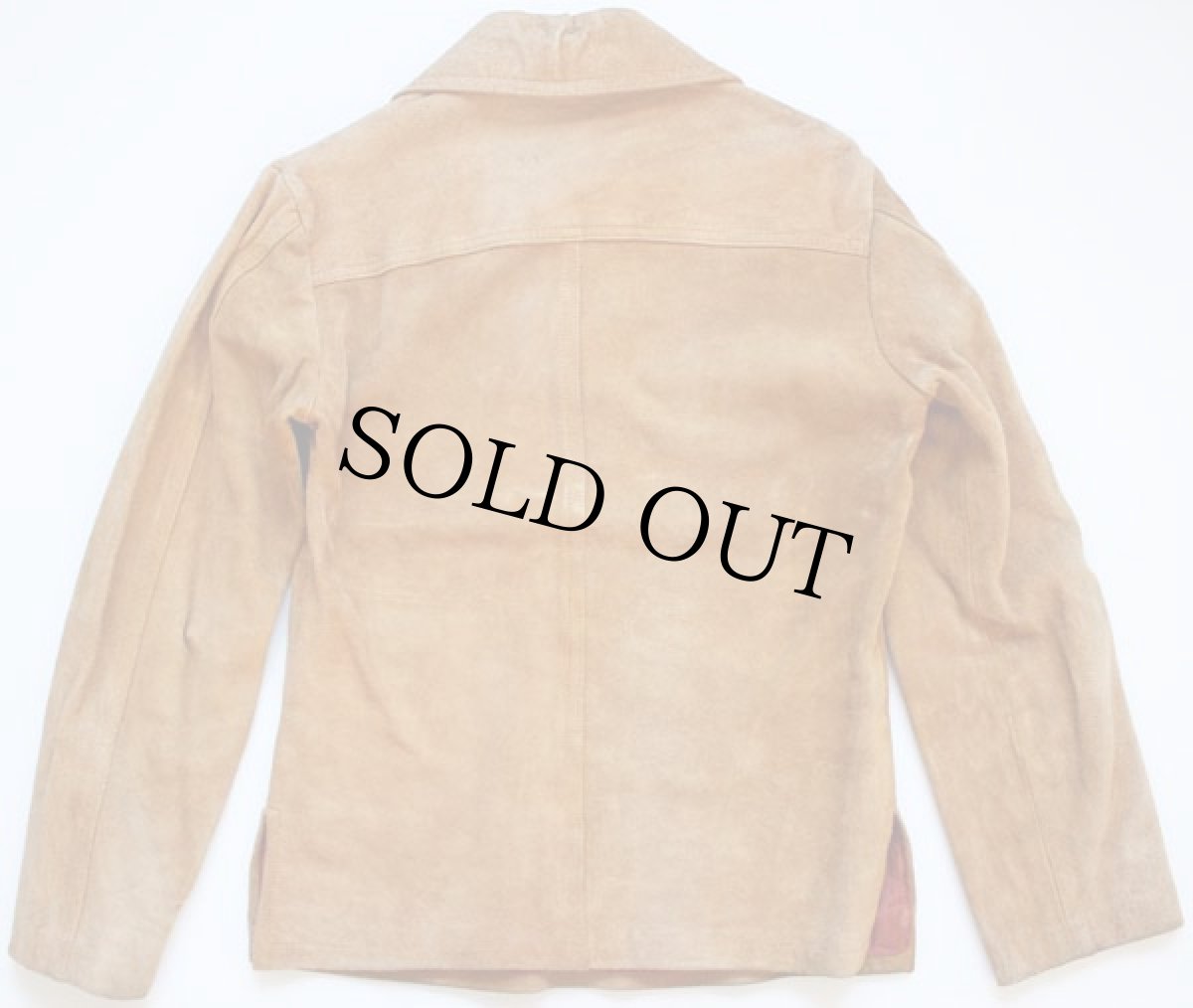 画像2: 70's レースアップ スエードレザージャケット (2)