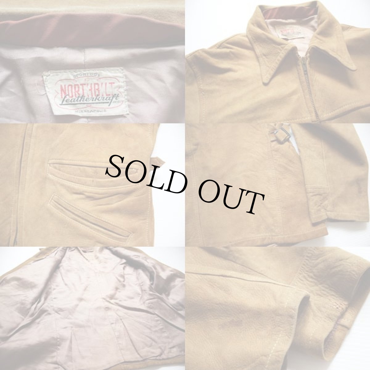 画像3: 50's NORTHBILTスエードレザースポーツジャケット (3)