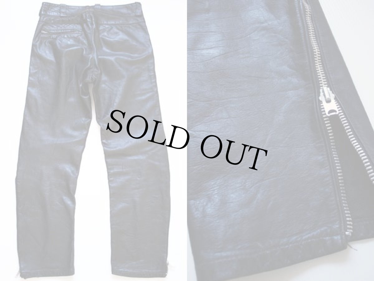 画像2: 70s AMF HARLEY-DAVIDSONハーレー ダビッドソン レザーパンツ 34 (2)