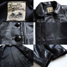 画像3: 60s Langlitz Leathersラングリッツレザー コート 黒 (3)