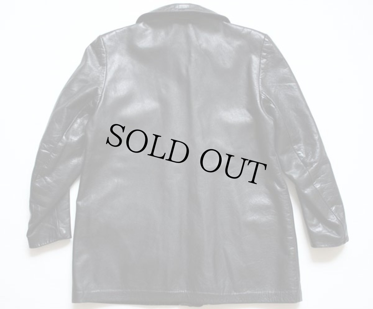 画像2: 60s Langlitz Leathersラングリッツレザー コート 黒 (2)