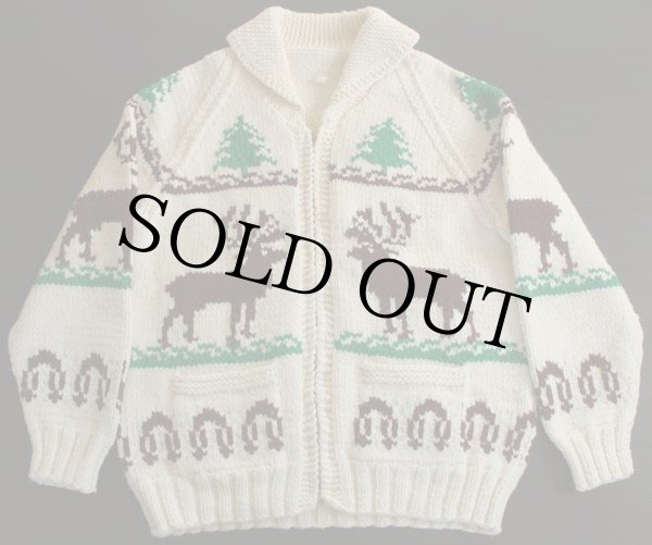 70s ムース柄 ウール カウチンセーター☆鹿柄 - Sixpacjoe Web Shop 70s ムース柄 ウール カウチンセーター☆鹿柄 - Sixpacjoe Web Shop