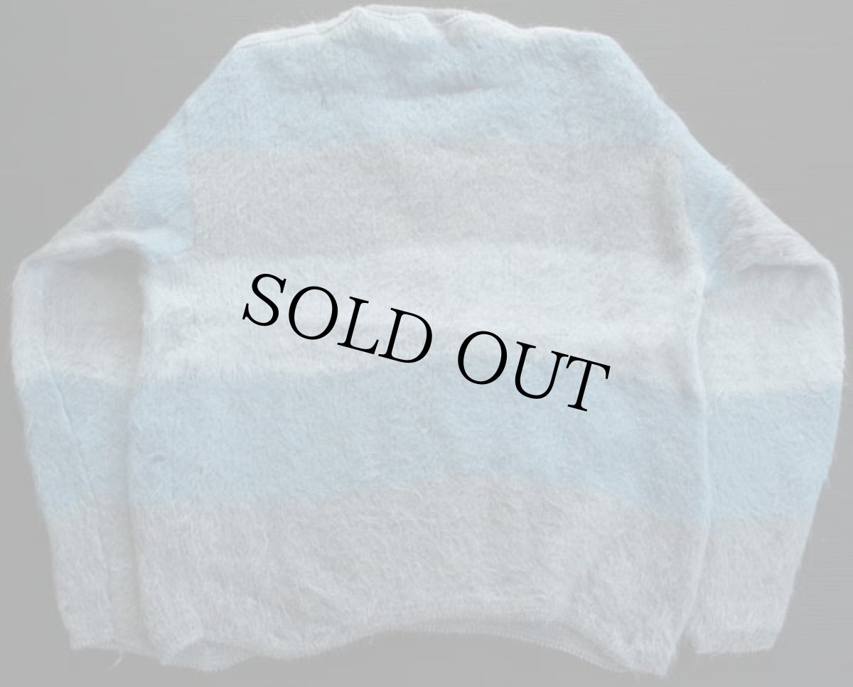 画像2: 60s USA製 Jantzen ボーダー モヘヤニット セーター L (2)