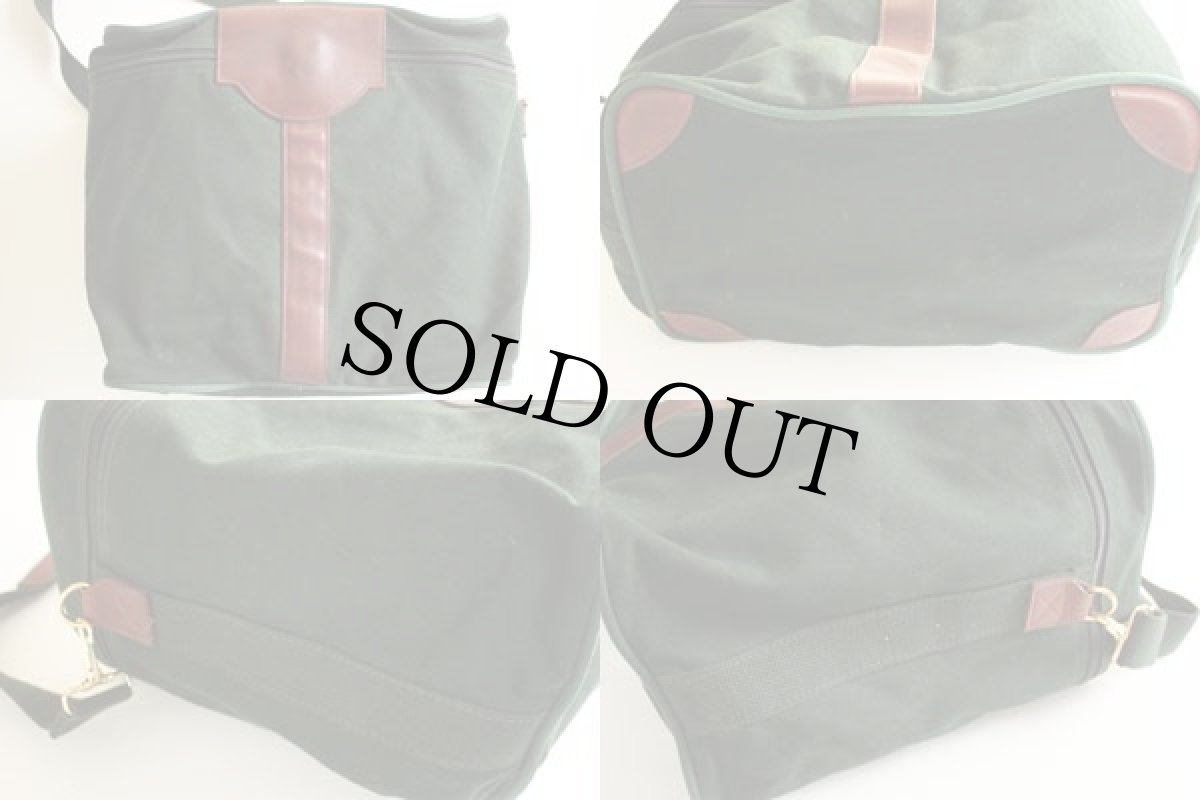 画像2: USA製 J.W.HULME キャンバス×レザー 大型 ショルダーバッグ (2)