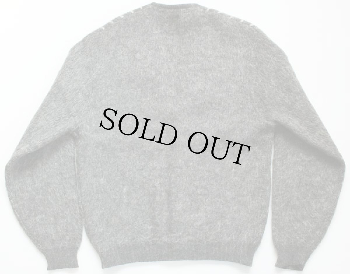 画像2: 60s USA製 PURITAN モヘヤニット カーディガン L (2)