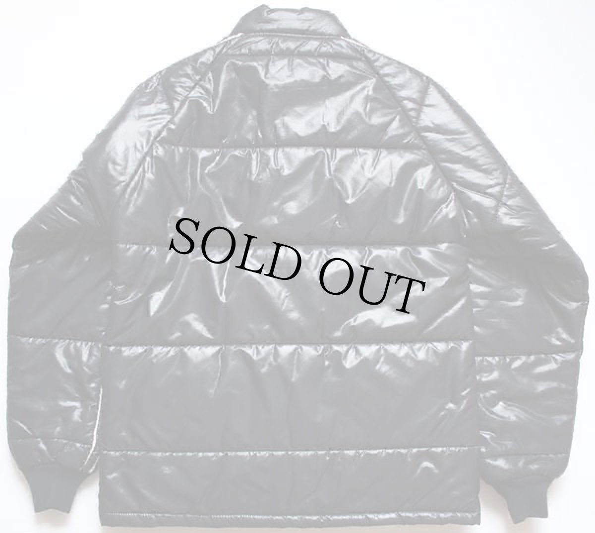 画像2: 70s Swingster パッチ付き 中綿入り ナイロン レーシングジャケット 黒 M (2)