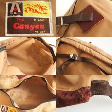 画像3: 70s Canyon 2気筒 ボトムレザー デイパック★リュックサック (3)