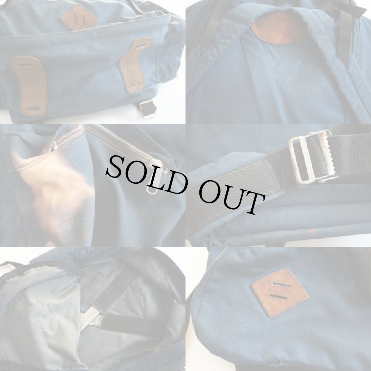 画像3: 70s class-5 バックパック 紺 (3)