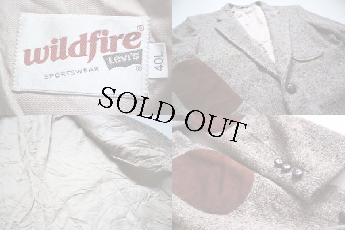 画像3: 70s Levi'sリーバイス Wildfire ツイード テーラードジャケット 40L (3)