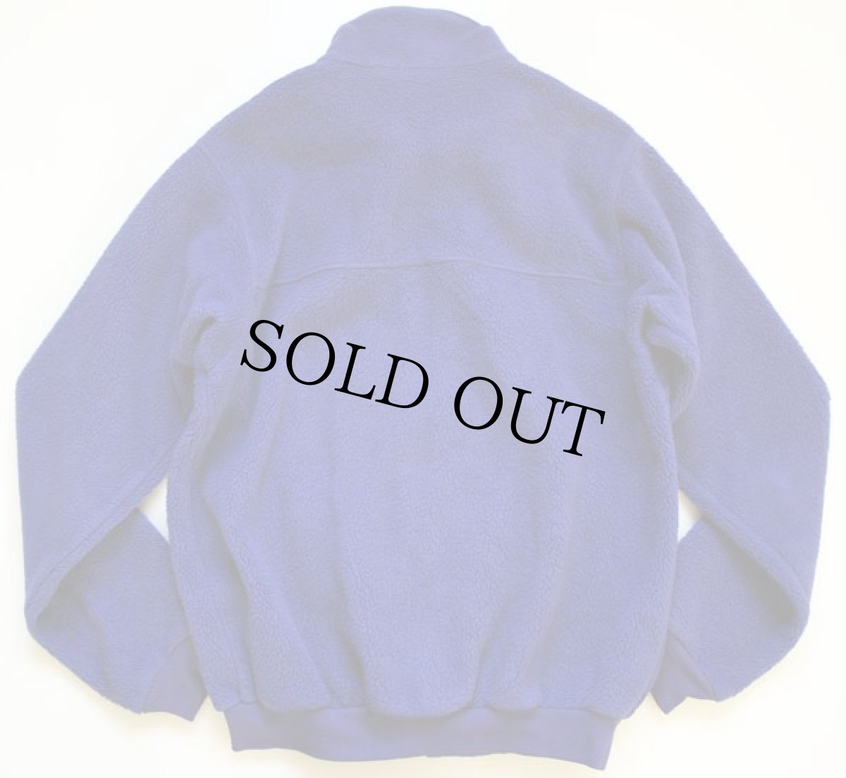 画像2: 80s USA製 patagoniaパタゴニア フルジップ フリースジャケット 青紫 M (2)