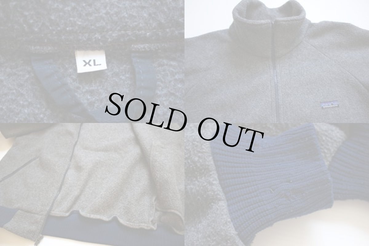 画像3: 80s patagoniaパタゴニア フルジップ フリースジャケット グレー XL (3)