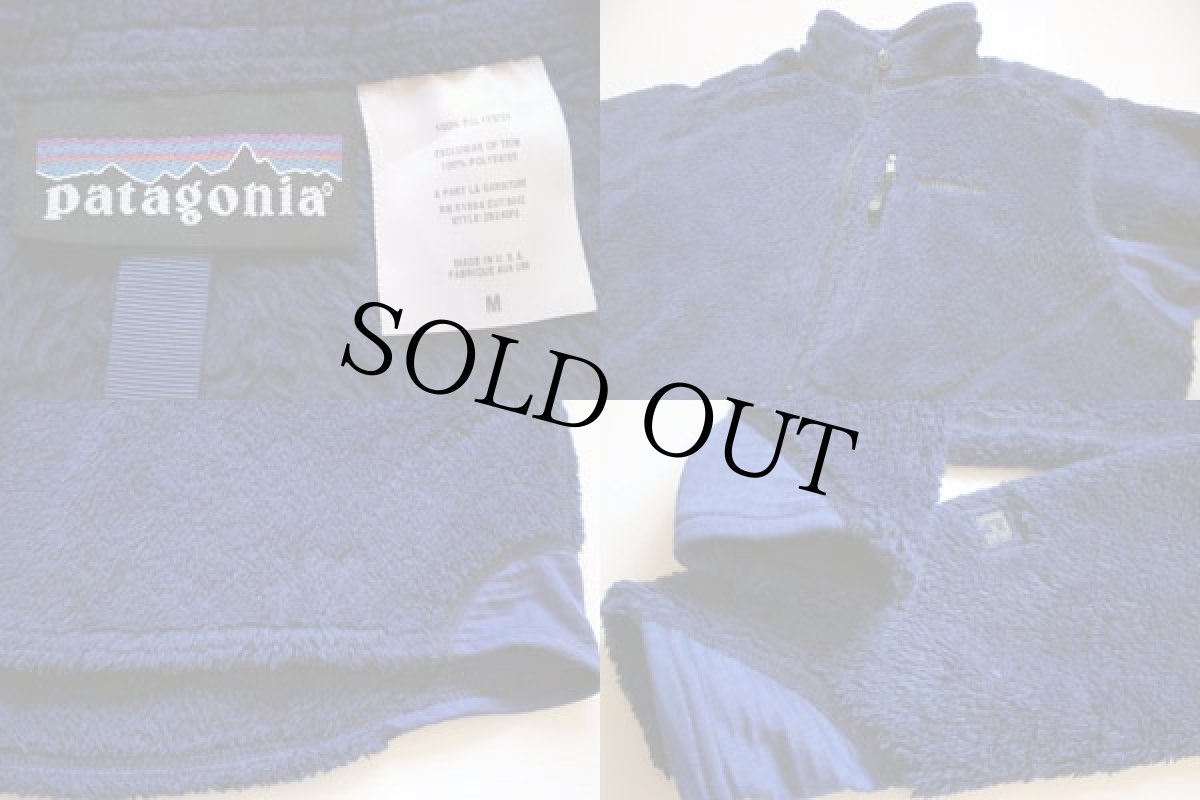 画像3: 00s USA製 patagoniaパタゴニア R2 POLARTEC フリース プルオーバー 青 M (3)