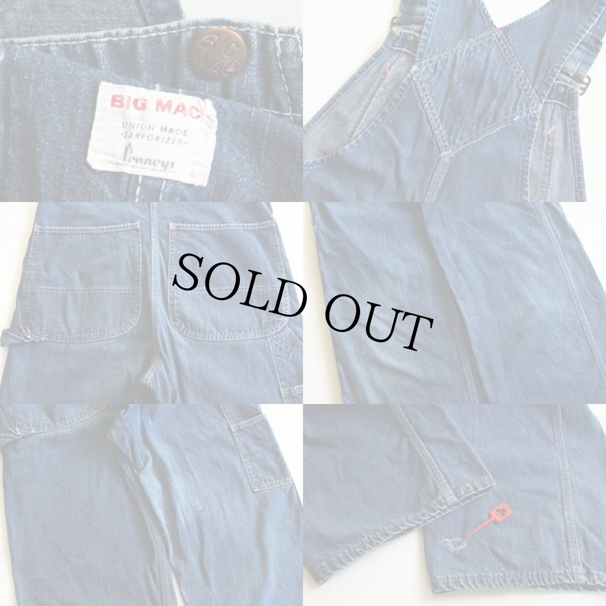 画像3: 60s Penneys BIGMACビッグマック デニム オーバーオール (3)