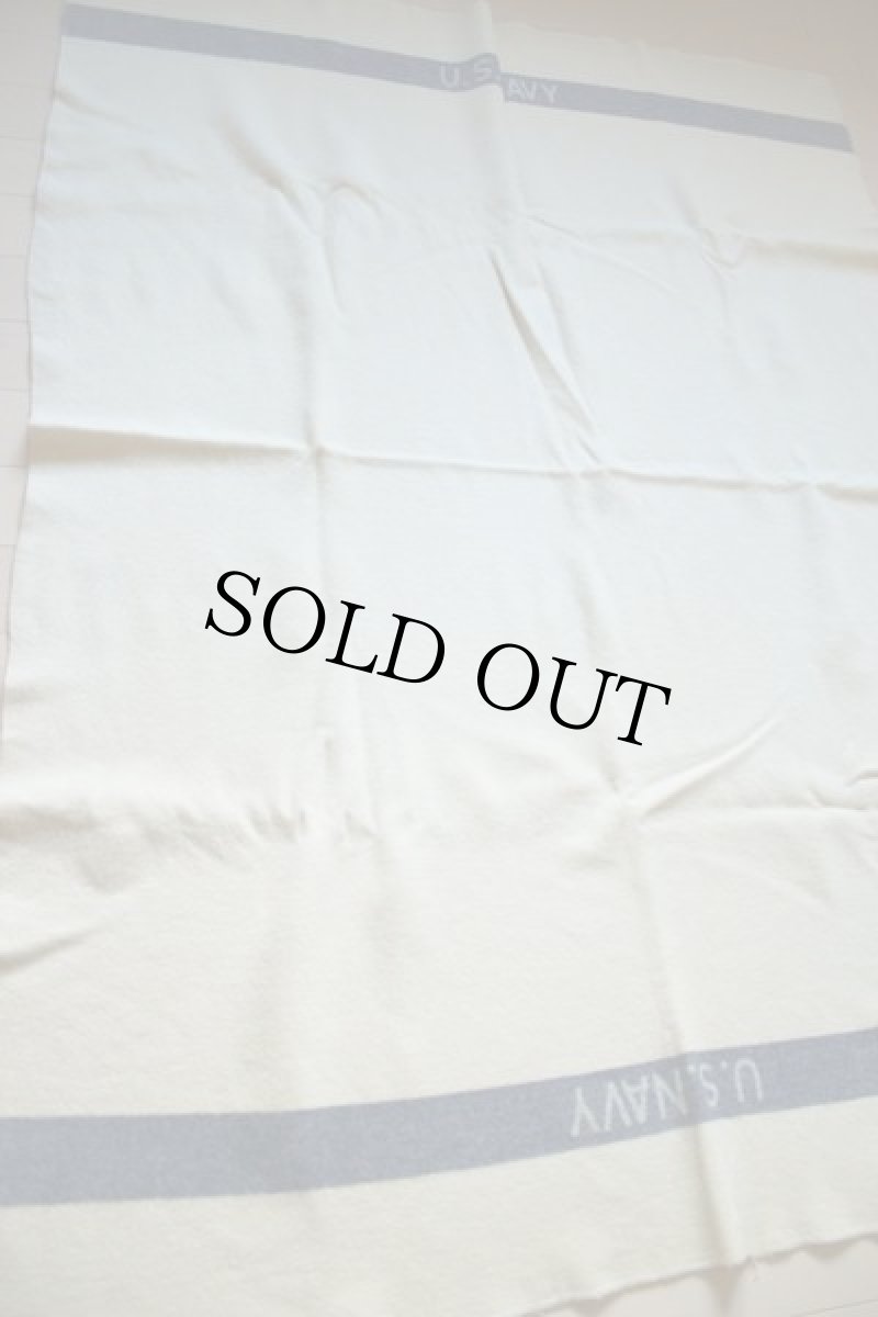 画像2: 40s 米軍 U.S.NAVY ウール ブランケット (2)